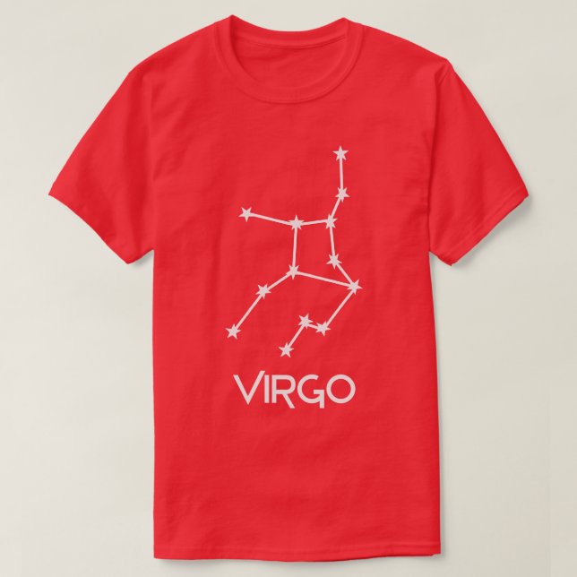 Virgo Sign Zodiac 1 T-Shirt (Design Front)