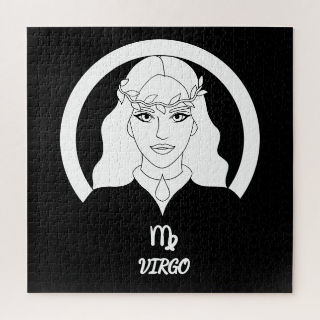 Virgo Silhouette Jigsaw Puzzle (Vertical)