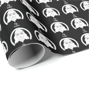 Virgo Silhouette Wrapping Paper