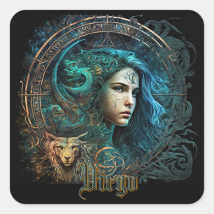 Virgo Square Sticker