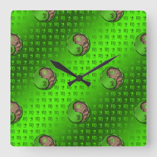 Virgo Square Wall Clock