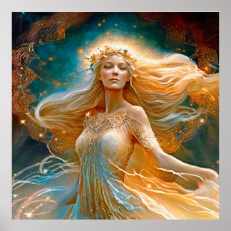 Virgo Star Sign Goddess, Celestial Being, Zodiac