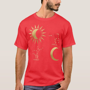 Virgo Sun-Capricorn Moon Zodiac   T-Shirt