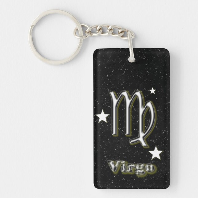 Virgo symbol key ring (Front)