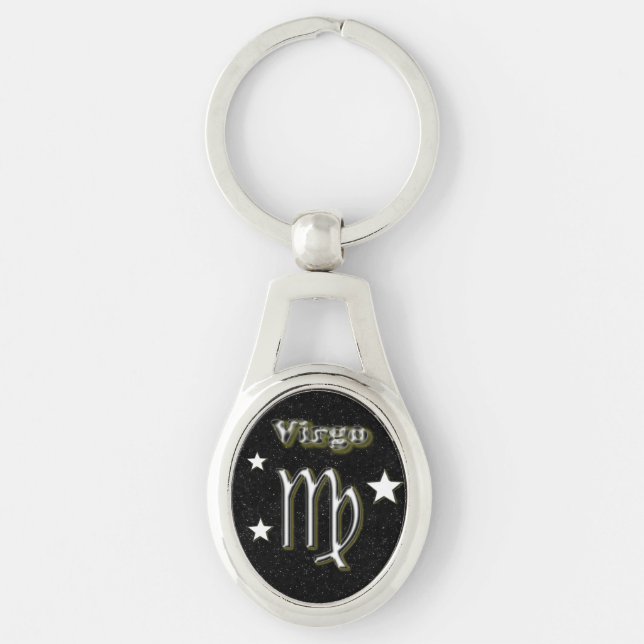Virgo symbol key ring (Front)