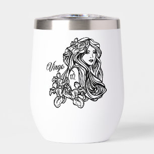 Virgo The Virgin Zodiac Glass