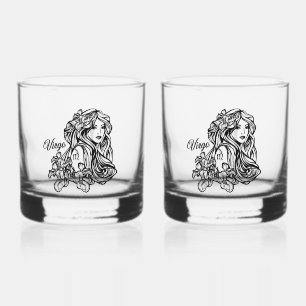 Virgo The Virgin Zodiac Glass