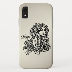 Virgo The Virgin Zodiac Golden iPhone XR Case