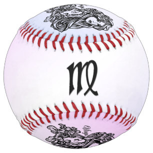 Virgo The Virgin Zodiac Purple Softball