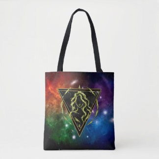 Virgo Tote Bag Galaxy Zodiac Astrology