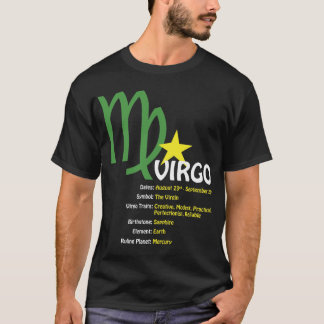 Virgo Traits Dark T-Shirt