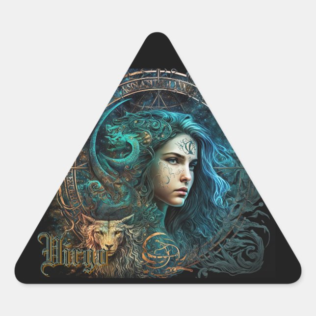 Virgo Triangle Sticker (Front)