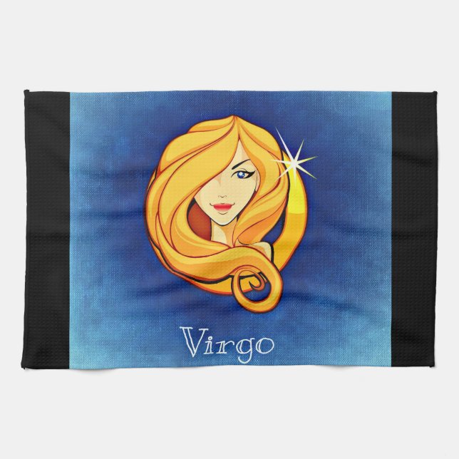 Virgo, Vergine Tea Towel (Horizontal)