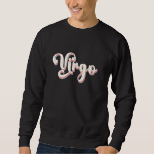 Virgo Vintage Retro Zodiac Sign Virgo Constellatio Sweatshirt