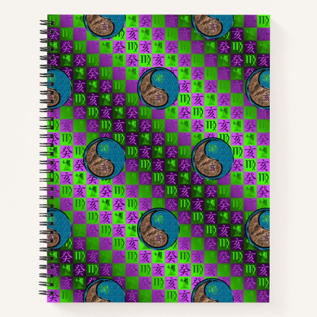 Virgo & Water Boar Notebook (Front)