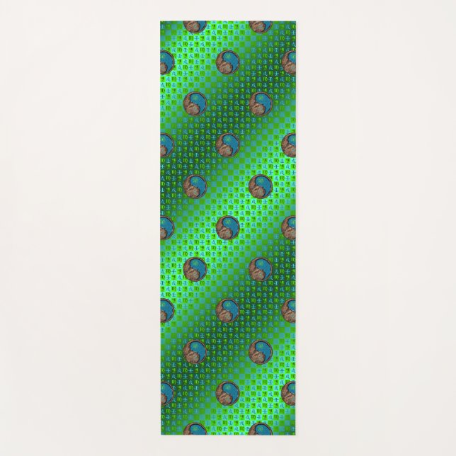 Virgo & Water Dog Yoga Mat (Front)