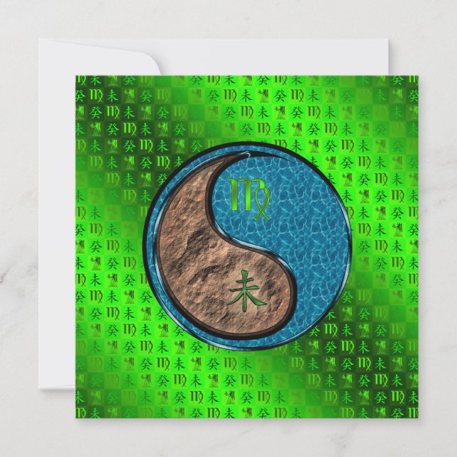 Virgo & Water Goat Card (Front)
