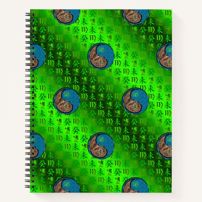 Virgo & Water Goat Notebook (Front)