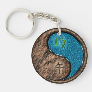 Virgo & Water Horse Key Ring