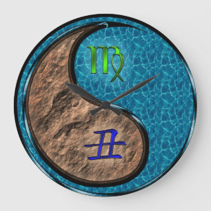 Virgo & Water Ox Large Clock