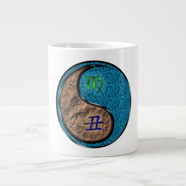 Virgo & Water Ox Large Coffee Mug (Front)