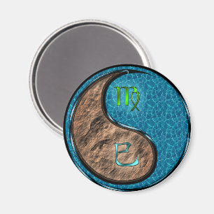 Virgo & Water Snake Magnet