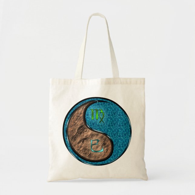 Virgo & Water Snake Tote Bag (Front)