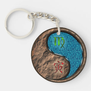 Virgo & Water Tiger Key Ring