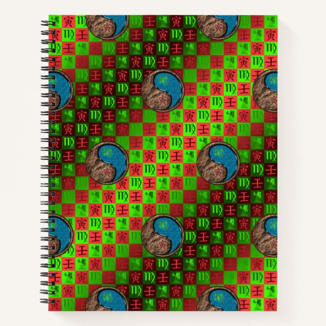 Virgo & Water Tiger Notebook (Front)
