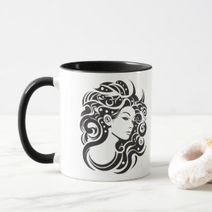 Virgo Woman female portrait  Mug