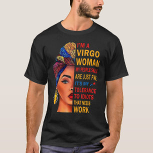 Virgo Woman My People Skills Birthday Virgo Zodiac T-Shirt