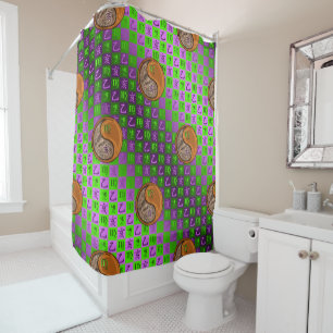 Virgo & Wood Boar Shower Curtain