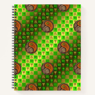 Virgo & Wood Dragon Notebook