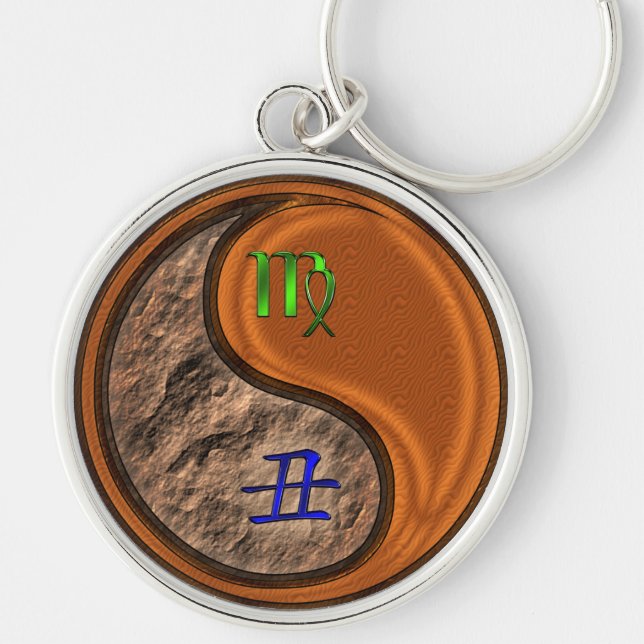 Virgo & Wood Ox Key Ring (Front)