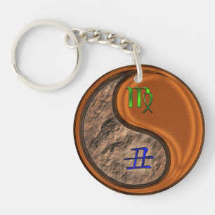 Virgo & Wood Ox Key Ring