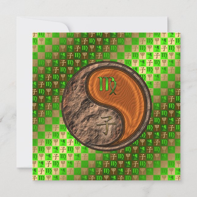 Virgo & Wood Rat Card (Front)