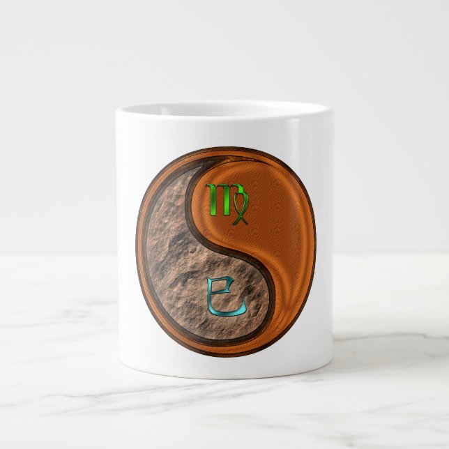 Virgo & Wood Snake Large Coffee Mug (Front)