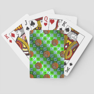 Virgo & Wood Snake Playing Cards