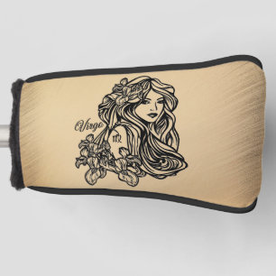 Virgo Zodiac Antique Look Golf Head Cover