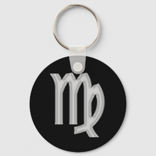Virgo Zodiac Astrology Keychain