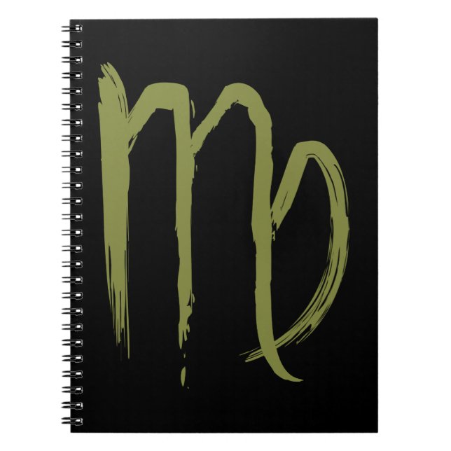 VIRGO Zodiac August September Birthday Astrology Notebook (Front)