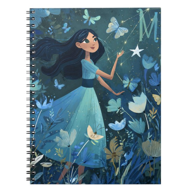 Virgo Zodiac Constellation Notebook (Front)