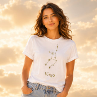Virgo Zodiac Constellation T-Shirt
