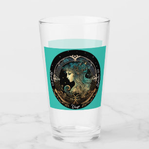 Virgo Zodiac Customisable Beer Glass