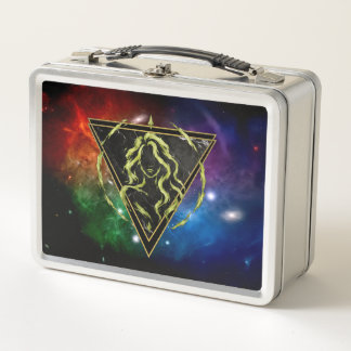 Virgo Zodiac Gift Astrology Metal Lunch Box