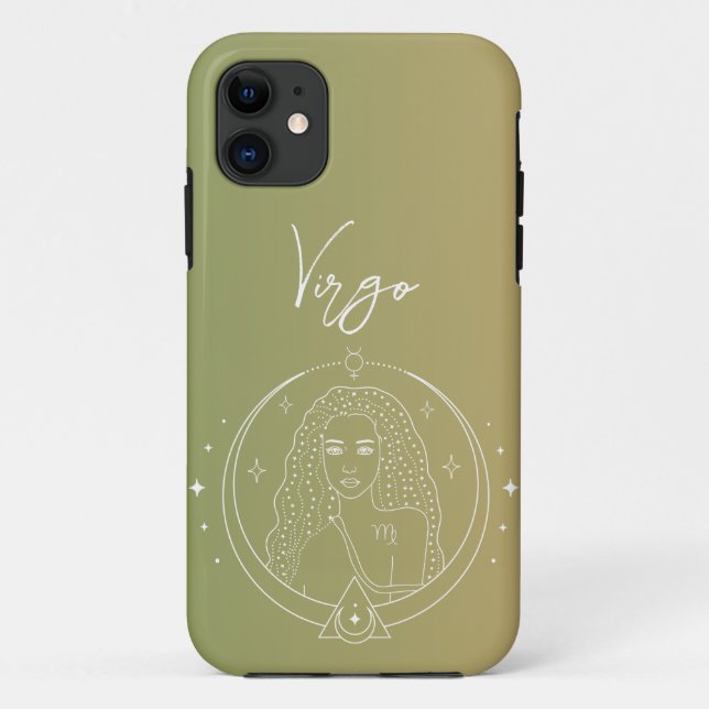 Virgo zodiac horoscope star sign gradient Case-Mate iPhone case (Back)