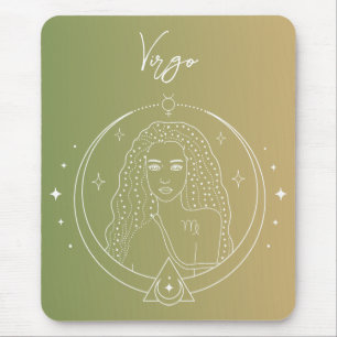 Virgo zodiac horoscope star sign gradient mouse pad
