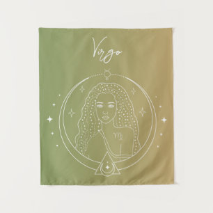 Virgo zodiac horoscope star sign gradient tapestry