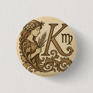 virgo Zodiac (K) Badge