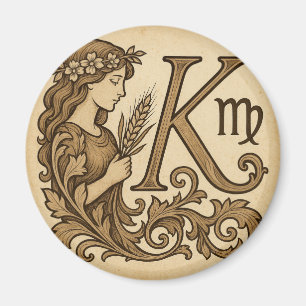 virgo Zodiac  (K) Magnet